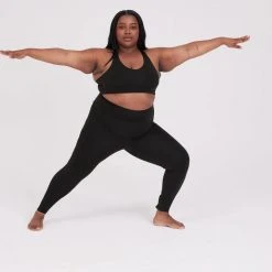 Rowan Clothing Co. Women's Girlfriend Collective Float Seamless High Rise Leggings: Black