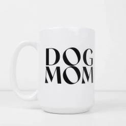 Rowan Clothing Co. Brunette The Label DOG Mom Mug Home