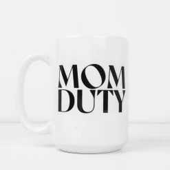 Rowan Clothing Co. Brunette The Label Mom Duty Mug Home
