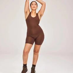 Rowan Clothing Co. Girlfriend Collective Bike Unitard: Earth