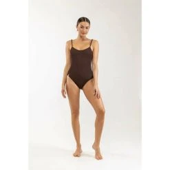 Rowan Clothing Co. Rhythm Wave Break Minimal One Piece Cocolate
