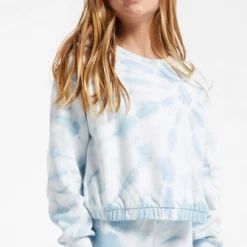 Rowan Clothing Co. Kids Z Supply Girls Carmen Tie Dye