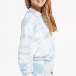 Rowan Clothing Co. Kids Z Supply Girls Carmen Tie Dye