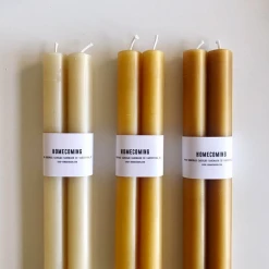 Rowan Clothing Co. Homecoming Beeswax Candle: Cream