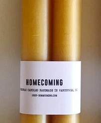Rowan Clothing Co. Homecoming Beeswax Candle: Natural