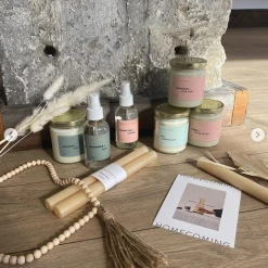 Rowan Clothing Co. Homecoming Beeswax Candle: Cream