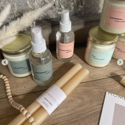 Rowan Clothing Co. Homecoming Beeswax Candle: Natural