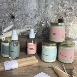 Rowan Clothing Co. Homecoming Beeswax Candle: Natural