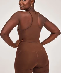 Rowan Clothing Co. Girlfriend Collective High Rise Run Short: Earth