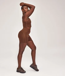 Rowan Clothing Co. Girlfriend Collective High Rise Run Short: Earth