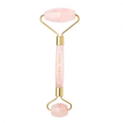 Rowan Clothing Co. Cardea Au Set Rose Quartz Roller