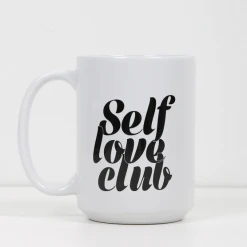Rowan Clothing Co. Brunette The Label Self Love Club Mug Home