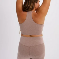 Rowan Clothing Co. Girlfriend Collective Float Cleo Bra: Cocoon Heather