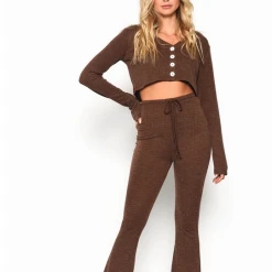 Rowan Clothing Co. Glamorous Macee Pant Brown Women's