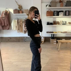 Rowan Clothing Co. Women's Glamorous Macee Cardi Black