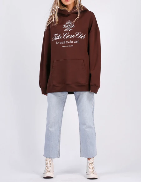 Rowan Clothing Co. Brunette The Label Take Care Big Sister Hoodie 5 Rowan Clothing Co. Brunette The Label Take Care Big Sister Hoodie