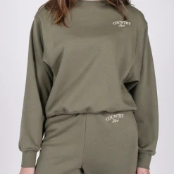 Rowan Clothing Co. Women's Brunette The Label Country Girl Crewneck