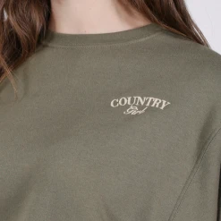 Rowan Clothing Co. Women's Brunette The Label Country Girl Crewneck