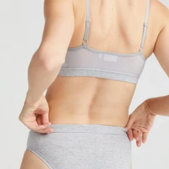 Rowan Clothing Co. Richer Poorer High Cut Brief GREY 10 Rowan Clothing Co. Richer Poorer High Cut Brief GREY