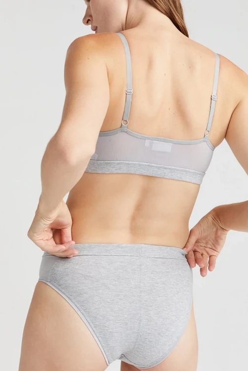 Rowan Clothing Co. Richer Poorer High Cut Brief GREY 6 Rowan Clothing Co. Richer Poorer High Cut Brief GREY