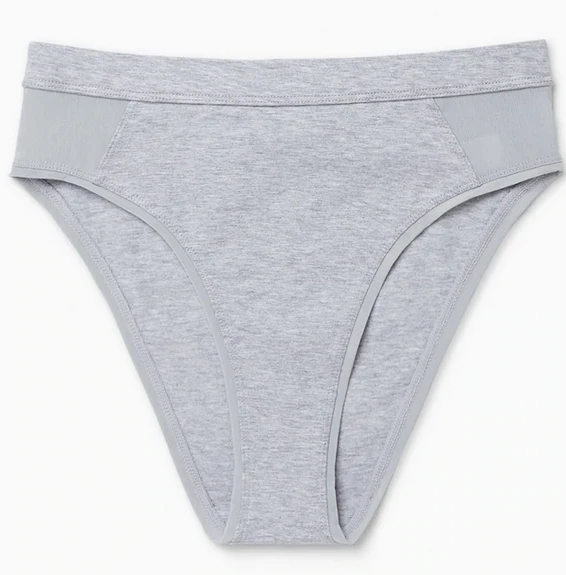 Rowan Clothing Co. Richer Poorer High Cut Brief GREY 7 Rowan Clothing Co. Richer Poorer High Cut Brief GREY