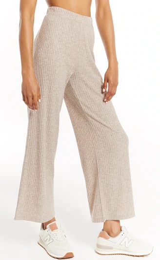 Rowan Clothing Co. Z Supply Geri Wide Rib Pant Women's 3 Rowan Clothing Co. Z Supply Geri Wide Rib Pant Women's