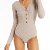 Rowan Clothing Co. Z Supply Hannah Rib Bodysuit Women's
