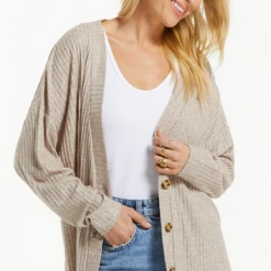 Rowan Clothing Co. Z Supply Midori Rib Cardigan Women's