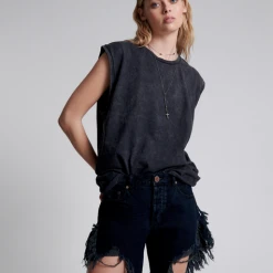 Rowan Clothing Co. Women's One Teaspoon Frankies Long Length Shorts