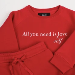 Rowan Clothing Co. Brunette The Label Kids All You Need Is Love Crew