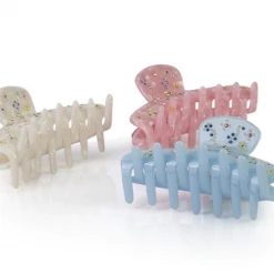 Rowan Clothing Co. Limlim Crystal Jaw Clip: Blue Accessories