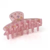 Rowan Clothing Co. Limlim Crystal Jaw Clip: Pink