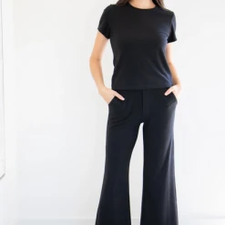Rowan Clothing Co. Priv Luxe Gaucho Wide Leg Crop Women's
