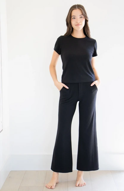 Rowan Clothing Co. Priv Luxe Gaucho Wide Leg Crop Women's 4 Rowan Clothing Co. Priv Luxe Gaucho Wide Leg Crop Women's