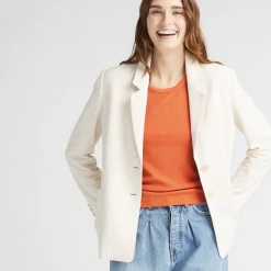 Rowan Clothing Co. Women's Richer Poorer Rustic Blazer: Natural