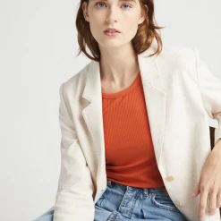 Rowan Clothing Co. Women's Richer Poorer Rustic Blazer: Natural