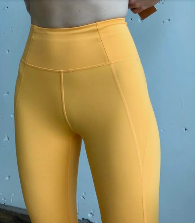 Rowan Clothing Co. Girlfreind High Rise Comp Legging: Orange Zest Women's 3 Rowan Clothing Co. Girlfreind High Rise Comp Legging: Orange Zest Women's