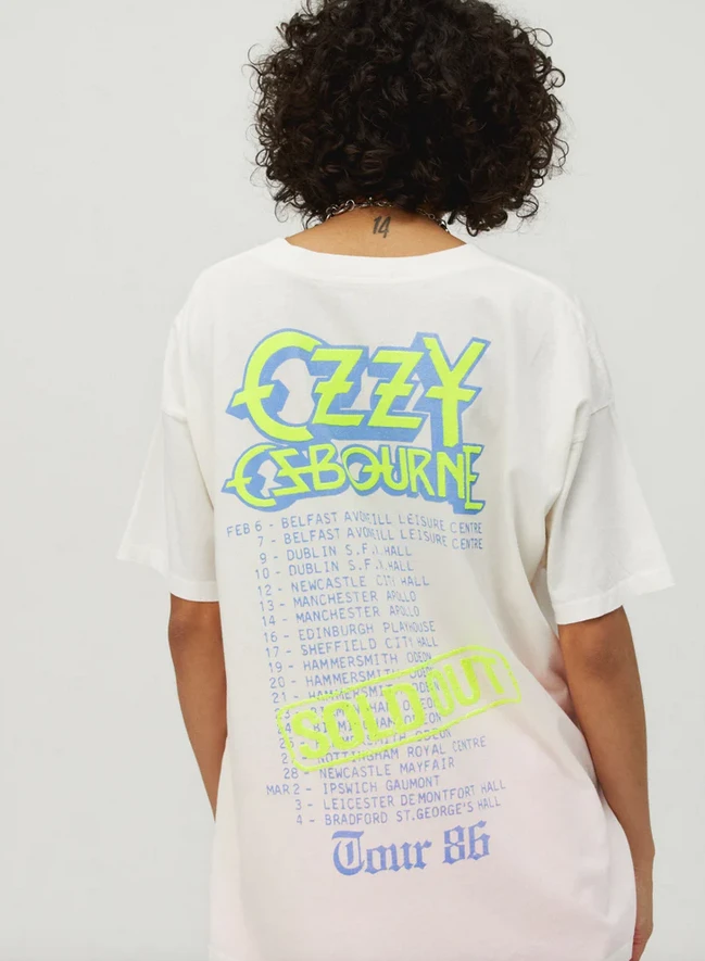 Rowan Clothing Co. Daydreamer Ozzy Tour Merch Tee 4 Rowan Clothing Co. Daydreamer Ozzy Tour Merch Tee