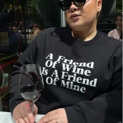 Rowan Clothing Co. Brunette The Label A Friend Of Wine Core Crew