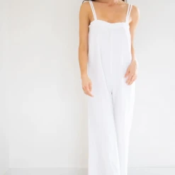 Rowan Clothing Co. Priv Luna Linen Gaucho Romper Women's