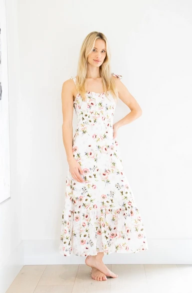 Rowan Clothing Co. Priv Mara Tie Shoulder Midi Dress Women's 5 Rowan Clothing Co. Priv Mara Tie Shoulder Midi Dress Women's