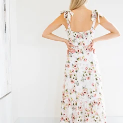 Rowan Clothing Co. Priv Mara Tie Shoulder Midi Dress Women's 11 Rowan Clothing Co. Priv Mara Tie Shoulder Midi Dress Women's