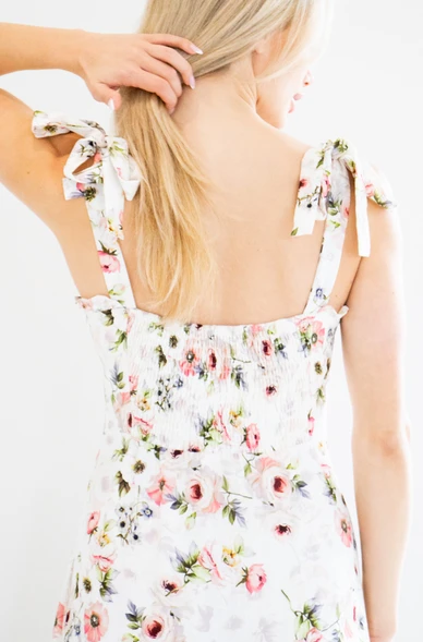 Rowan Clothing Co. Priv Mara Tie Shoulder Midi Dress Women's 8 Rowan Clothing Co. Priv Mara Tie Shoulder Midi Dress Women's