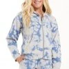 Rowan Clothing Co. Z Supply Girls Heart Full Tie Dye Hoodie