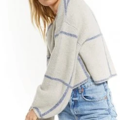 Rowan Clothing Co. Z Supply Solange Plaid Sweater Women's