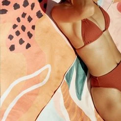 Rowan Clothing Co. Home Sora Towel: Coral