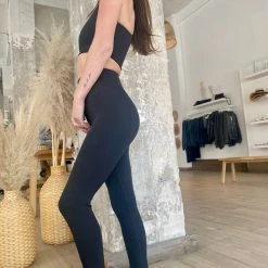 Rowan Clothing Co. Women's Girlfriend Collective Float Seamless High Rise Leggings: Black